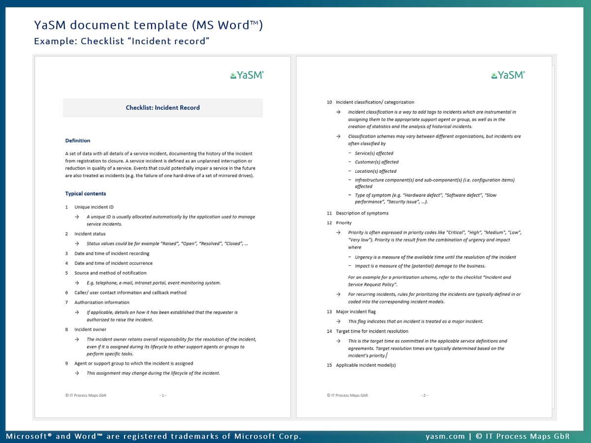 process document template microsoft word