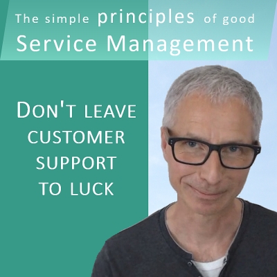 YaSM video: Don't leave customer support to luck. Service support and incident management.