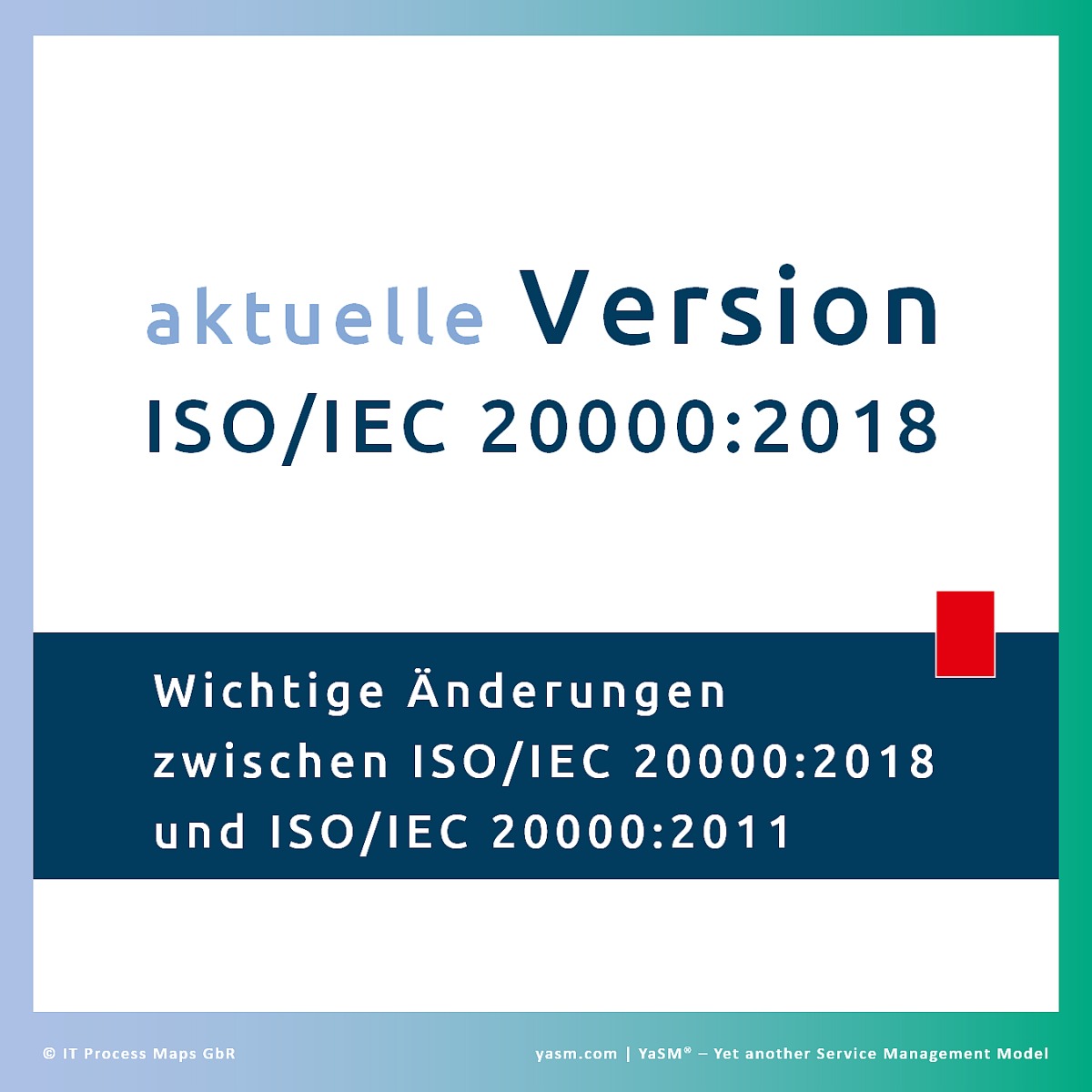 Die aktuelle ISO-20000-Version: ISO 20000:2018